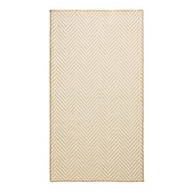 Ocean Home Textile 80x150 cm Ekru Renk Balıksırtı Jüt Halı Kilim