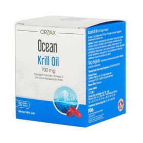 Ocean Krill Oil Omega-3 700 mg 30 Kapsül Balık Yağı