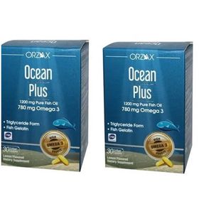 Ocean Plus 1200 mg Omega 3 30 Kapsül 2 Adet Balık Yağı