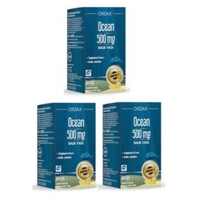 Ocean Saf Balık Yağı Omega-3 500 mg 60 Kapsül