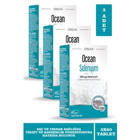 Ocean Selenyum 200 mcg 3x60 Tablet