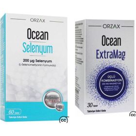 Ocean Selenyum 200 mcg 60 Tablet + Ocean Extramag 30 Tablet