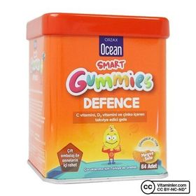 Ocean Smart Gummies Defence 64 Çiğnenebilir Jel Form