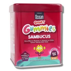 Ocean Smart Gummies Sambucus 64 Çiğnenebilir Jel Form