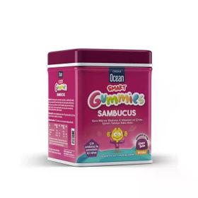 Ocean Smart Gummies Sambucus Elma Sulu 64 Çiğnenebilir Jel Form
