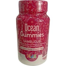 Ocean Smart Gummies Sambucus Elma Sulu 64 Çiğnenebilir Jel Form