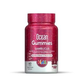 Ocean Smart Gummies Sambucus Elma Sulu 64 Çiğnenebilir Jel Form