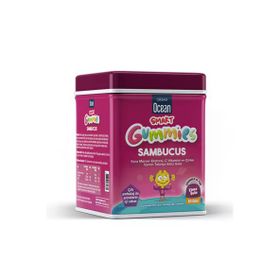 Ocean Smart Gummies Sambucus Elma Sulu 64 Çiğnenebilir Jel Form