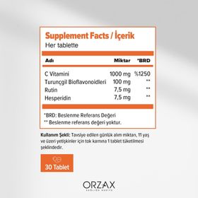 Ocean Vitamin C 1000 mg 30 Tablet