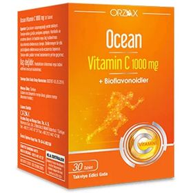 Ocean Vitamin C 1000 mg İçeren 30 Tablet