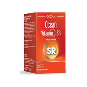 Ocean Vitamin C-SR 30 Tablet + Orzax İmunol Pelargonium 15 Kapsül
