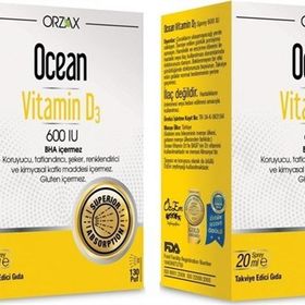 Ocean Vitamin D3 600 IU 2x20 ml Sprey