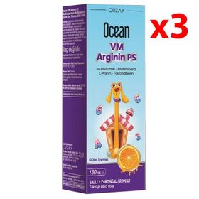 Ocean VM Arginin PS 3x150 ml Şurup