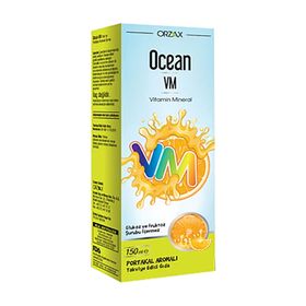 Ocean VM Vitamin Mineral Portakal Aromalı 150 ml Sıvı