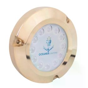 Oceanus OCL-1245 Mavi Işık Bronz Su Altı Aydınlatma Lambası