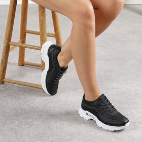 OCT Shoes TS1075 Siyah Kadın Sneaker