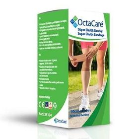 OctaCare 10 cm x 4.5 m Süper Elastik Bandaj