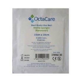 Octacare 10x10 cm 2 Adet Steril Gaz Bezi