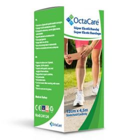 OctaCare 12 cm x 4.5 m Elastik Bandaj