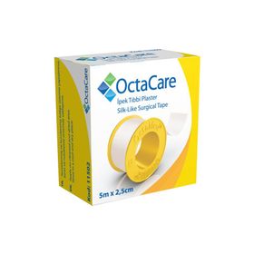 OctaCare 5 m x 2.5 cm İpek Tıbbi Plaster