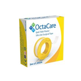 OctaCare 5 mt x 1.25 cm Tıbbi İpek Flaster