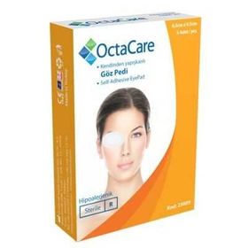 OctaCare 6.5 cm x 9.5 cm 5 Adet Steril Yapışkanlı Göz Pedi