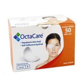OctaCare 6.5x9.5 cm 50 Adet Steril Göz Pedi