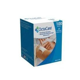 OctaCare 7.5x7.5 cm 100'lü Steril Emici Kompres Gazlı Bez