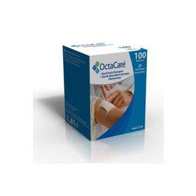 OctaCare 7.5x7.5 cm 100'lü Steril Emici Kompres Gazlı Bez