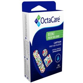 Octacare Desenli 20'li Yara Bandı