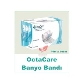 OctaCare Şeffaf PU 10 mt 10 cm Tıbbi Su Geçirmez Flaster