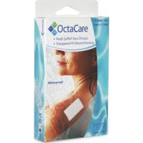 OctaCare Şeffaf PU Film 10'lu 5 cm × 7.5 cm Yara Örtüsü