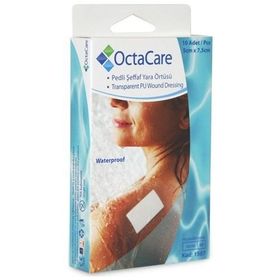 OctaCare Şeffaf PU Film 10'lu 5 cm × 7.5 cm Yara Örtüsü