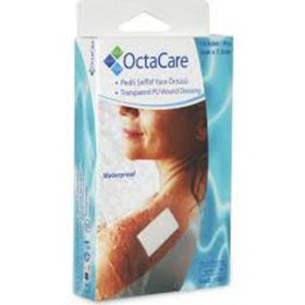 OctaCare Şeffaf PU Film 10'lu 5 cm × 7.5 cm Yara Örtüsü