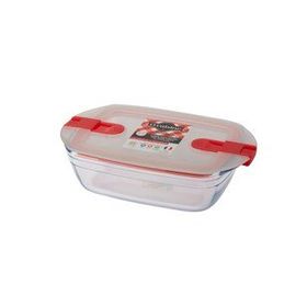 Ocuisine Beyaz Dikdörtgen Cam 23x15 cm Saklama Kabı