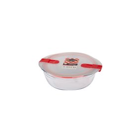 Ocuisine Kırmızı Yuvarlak Cam 26x23 cm Saklama Kabı