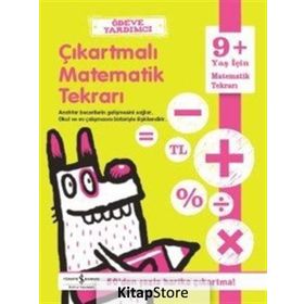 Ödeve Yardımcı Çıkartmalı Matematik Tekrarı 9 Yaş - Kolektif