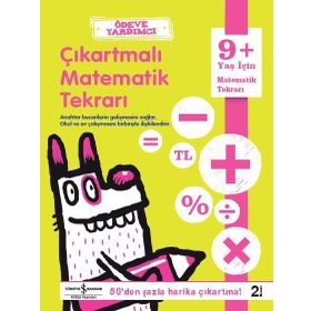 Ödeve Yardımcı Çıkartmalı Matematik Tekrarı 9 Yaş - Kolektif