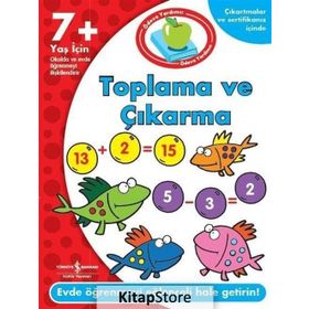 Ödeve Yardımcı - Çıkartmalı Toplama ve Çıkarma 7+ Yaş - Kolektif