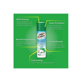Odor Eaters Sport Foot and Shoe 150 ml Kötü Kokuları ve Nemi Önlemeye Yardımcı Sprey