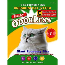 Odorless 6 kg Tozsuz Kristal Kedi Kumu