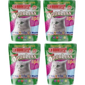 Odorless Ekstra 3.8 lt 4 Adet Kristal Kedi Kumu