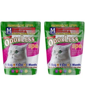 Odorless Micro 2 Aylık Ekonomik Set 2x3,8 L Kedi Kumu