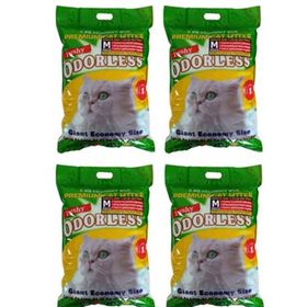 Odorless Micro Süper Emici Kristal 16 Aylık 4'lü Kedi Kumu