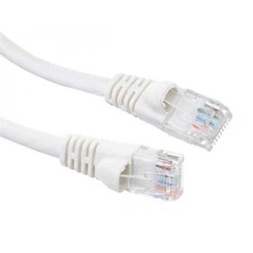 ODS 0.2 m CAT6 Utp LSZH Saf Bakır Beyaz Patch Kablo