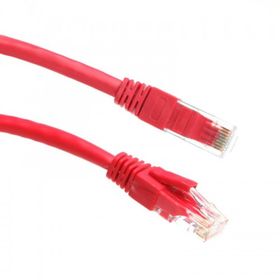 ODS 0.2 m CAT6 Utp LSZH Saf Bakır Kırmızı Patch Kablo