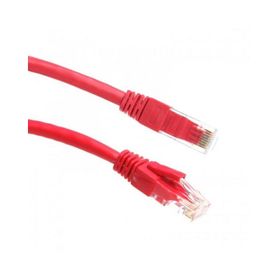ODS 0.2 m CAT6 Utp LSZH Saf Bakır Kırmızı Patch Kablo