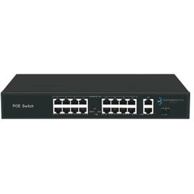 ODS 08ODS-16P2U-200 16 Port 200 W Full PoE 10-100 2X Uplink Yönetilemez Switch