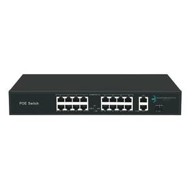 ODS 08ODS-16P2U1S-200 16 Port +2 Uplink 200 W Full PoE 10-100 1X SFP Yönetilemez Switch