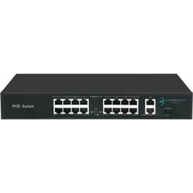 ODS 08ODS-16P2U2S-200 16 Port 200W Full PoE 2X SFP Yönetilemez Switch